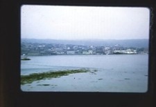 FRENCH WATERFRONT,ST PIERRE,1964.VTG KODACHROME 35 MM PHOTO SLIDE*C5