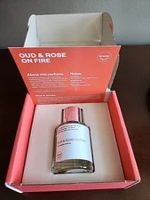 OUD & ROSE ON FIRE Dossier perfume unisex fragrance mens or womans EDP