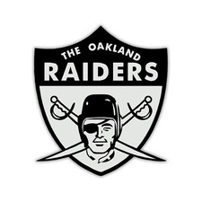 1963 Old School Oakland Raiders Logo Decal Sticker for Car Truck Las Vegas