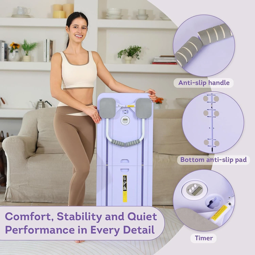 Foldable Abdominal Fitness Board with Timer & Resistance for Core Strength Train - Picture 9 of 22