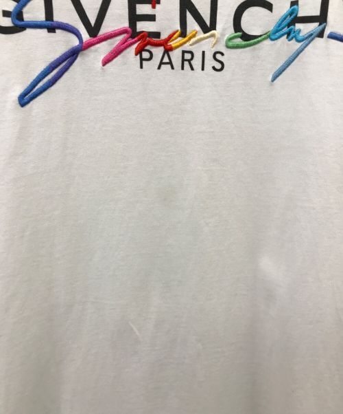 GIVENCHY signature logo T-shirt tee BM70RL3002 from Japan GIVENCHY signature logo T-shirt tee BM70RL3002 from Japan