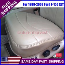 For 1999 2000 2001 2002 2003 Ford F150 Xlt Driver Bottom Leather Seat Cover Tan For 1999 2000 2001 2002 2003 Ford F150 Xlt Driver Bottom Leather Seat Cover Tan