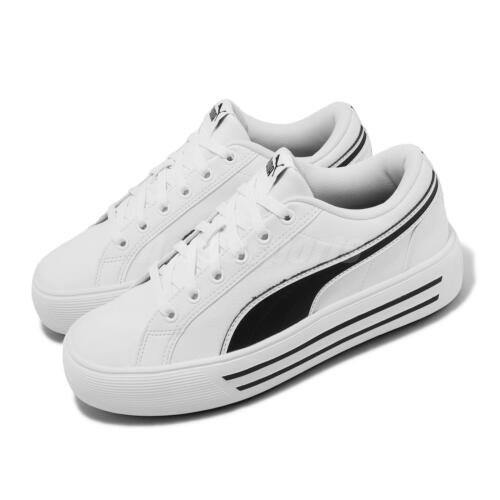 Puma Kaia 2.0 White Black Women LifeStyle Casual Shoes Sneakers 392320-02 - Picture 1 of 8