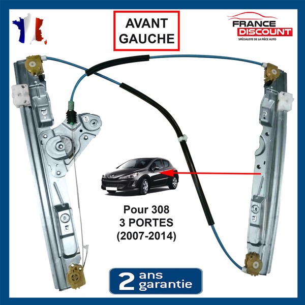 Mechanismus Fensterheber Vorne Links Nuckel FüR Peugeot 308 I - 9221EE 9221CW-image