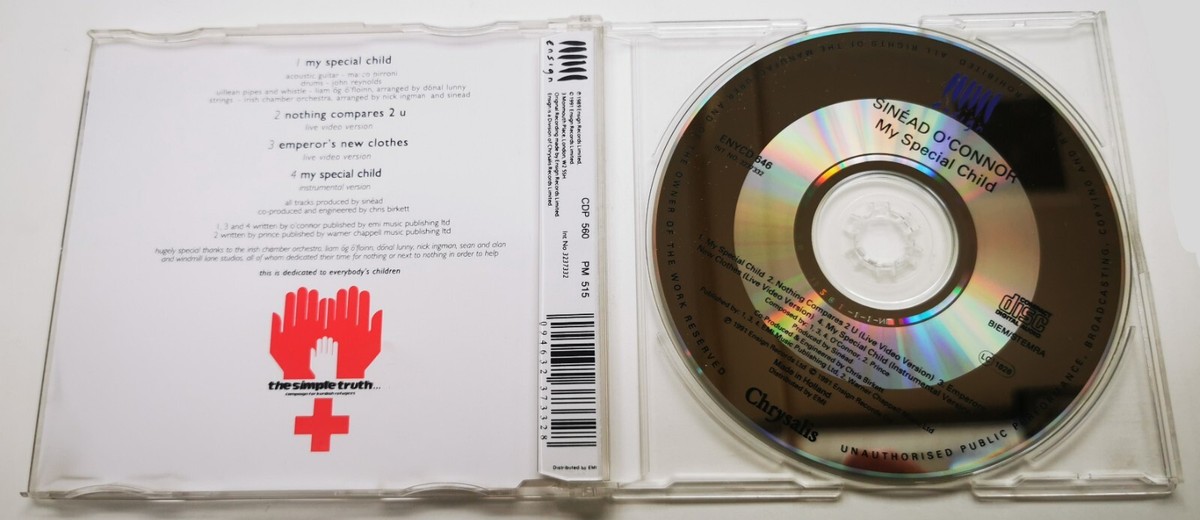 SINAED O'ONNOR CD My Special Child / Nothing Compares / Emperor's