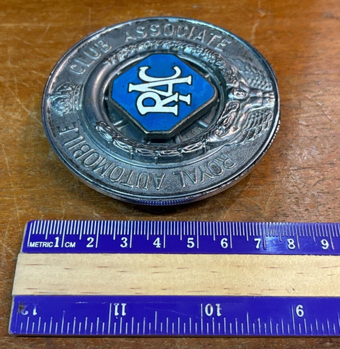 Lovely Vintage RAC Royal Automobile Club Associate Enamel Car Badge SU755 - Picture 15 of 16