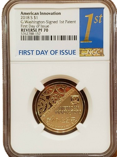 2018 P American Innovation Signed First Patent Dollar BU | eBay