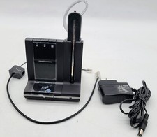Lot 6 PLANTRONICS W02 DECT 6.0 WIRELESS HEADSET SYSTEM Headphones Charger Cables