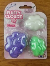 New, Compound Kings, Scented, Fluffy Cloudz, Slime 3 Pack, Oddly satisfying Squ