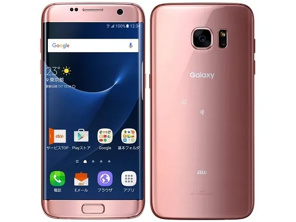 SAMSUNG SC-02H SCV33 GALAXY S7 EDGE ANDROID PHONE UNLOCKED PINK NEW JAPAN  VER