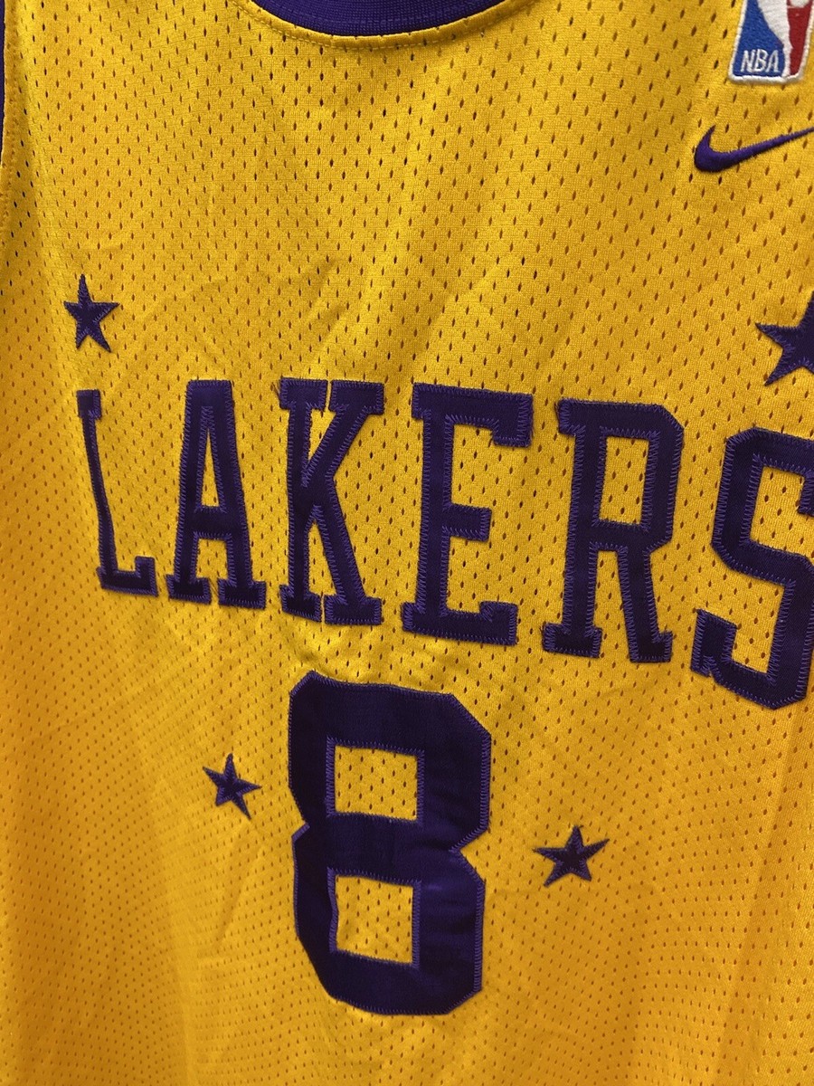 ウェア 90's NIKE LAKERS KOBE BRYANT Uniform NBA Vintage Nike Kobe Bryant no. 8 Royal Los Angeles Lakers