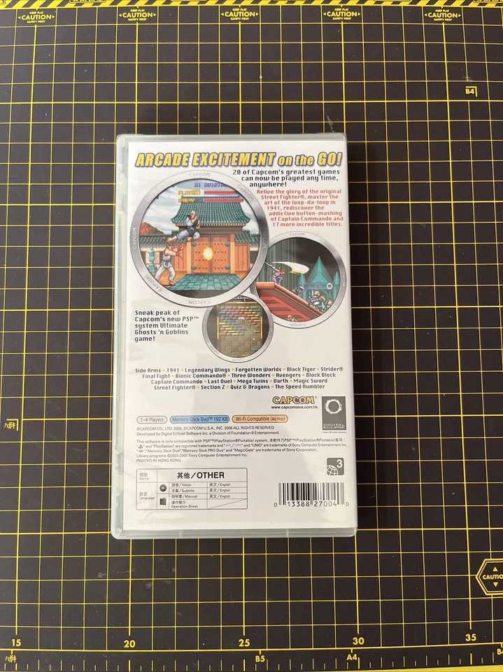 Capcom Classics Collection: Remixed Sony PSP W/Manual Bonus Asia English CIB - Image 3 of 4