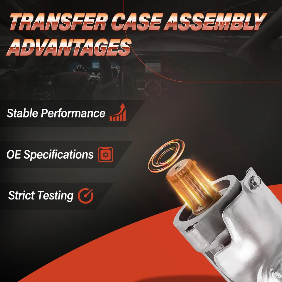 Transfer Case Assembly for GMC Terrain Chevrolet Equinox 2010-2017 w/ 2.4L New Foto 4 de 4