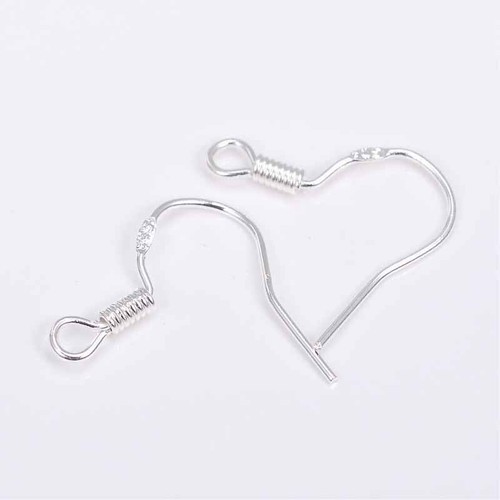 100Pcs 925 Sterling Silver DIY Earring Hooks Ear Wires Plugs Making Findings Kit - Picture 6 of 9