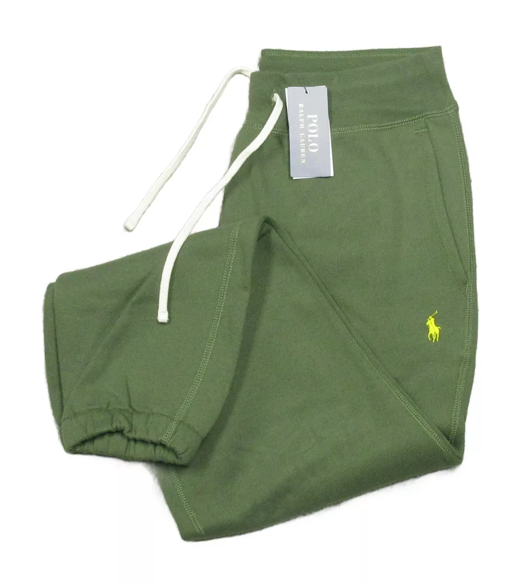 Polo Ralph Lauren Men#39;s Leg Logo Sweatpants - Hunt Club Green