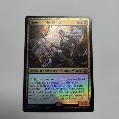MTG Magic the Gathering Jhoira of Ghitu 001/065 FOIL DUEL DECKS