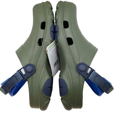 Crocs Classic All Terrain Clog Army Green/Navy Roomy Fit  display picture 1