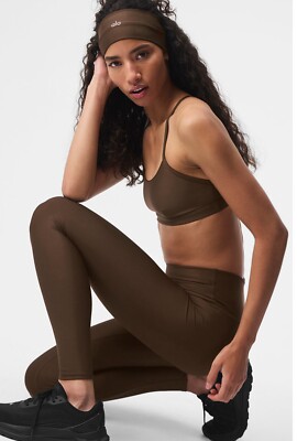 Alo Yoga 7/8 High-Waist Airlift Leggings - Espresso / Size