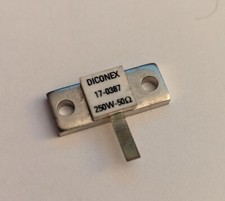 Dummy Load Stripline Resistor BeO 250W 50Ohm 17-0387 Diconex 3GHz