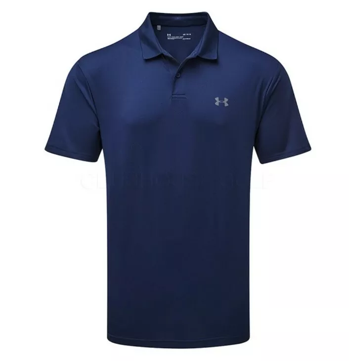 Under Armour performance tech 2.0 Blue men s small size polo golf