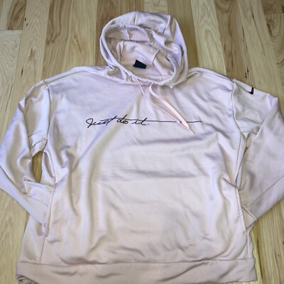 nike blush hoodie