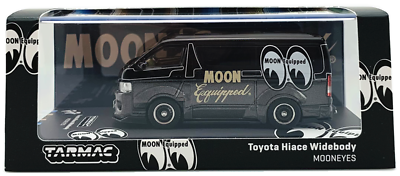 Tarmac Works 1:64 Toyota Hiace Widebody Mooneyes (Black) - 2021