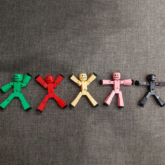 2 Pcs Random Color Stikbot Screen Animation Toys Shed Dolls with Sucker Toys TN 2 Pcs Random Color Stikbot Screen Animation Toys Shed Dolls with Sucker Toys TN