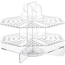 120 Slot Acrylic Pen Holder Pen Clear Pencil Holder Display Stand Marker Orga...