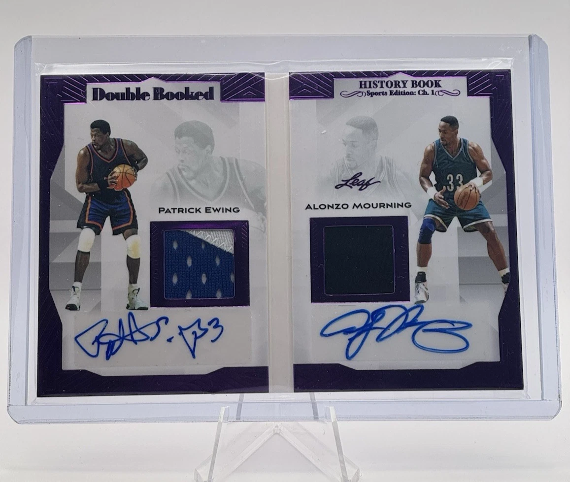Alonzo Mourning Basketball Autographed Sports Trading Cards