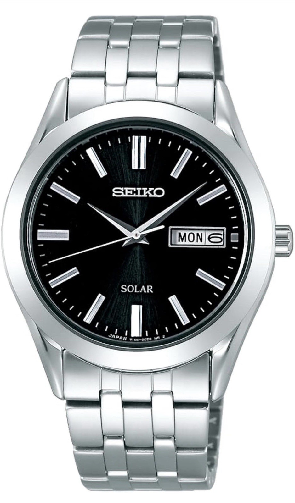 Seiko Selection SBPX083 Solar Men’s Watch Sapphire Black Dial Made in Japan