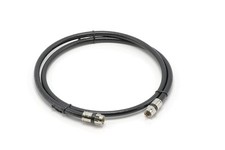 Black, High Speed RG6 Coax, Solid Copper Coaxial Cable, 6 Feet 1.8 Meter