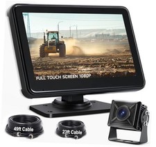 AHD1080P Wired Backup Camera with 7'' Touch Screen Monitor, Rear View Camera