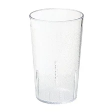 Unbreakable Stackable Restaurant Plastic Tumbler/Cup (Set of 12) 8 Ounce Clear |