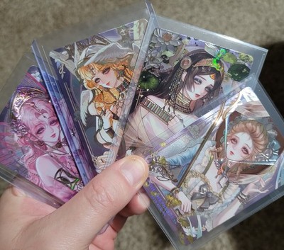 Wanmanshe Andersen's Fairy Tales 2 Artist Gold Auto 4 card lot