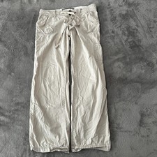 Vintage Y2K Abercrombie  Fitch Low Rise Cargo Pants Women's 2 Khaki Baggy