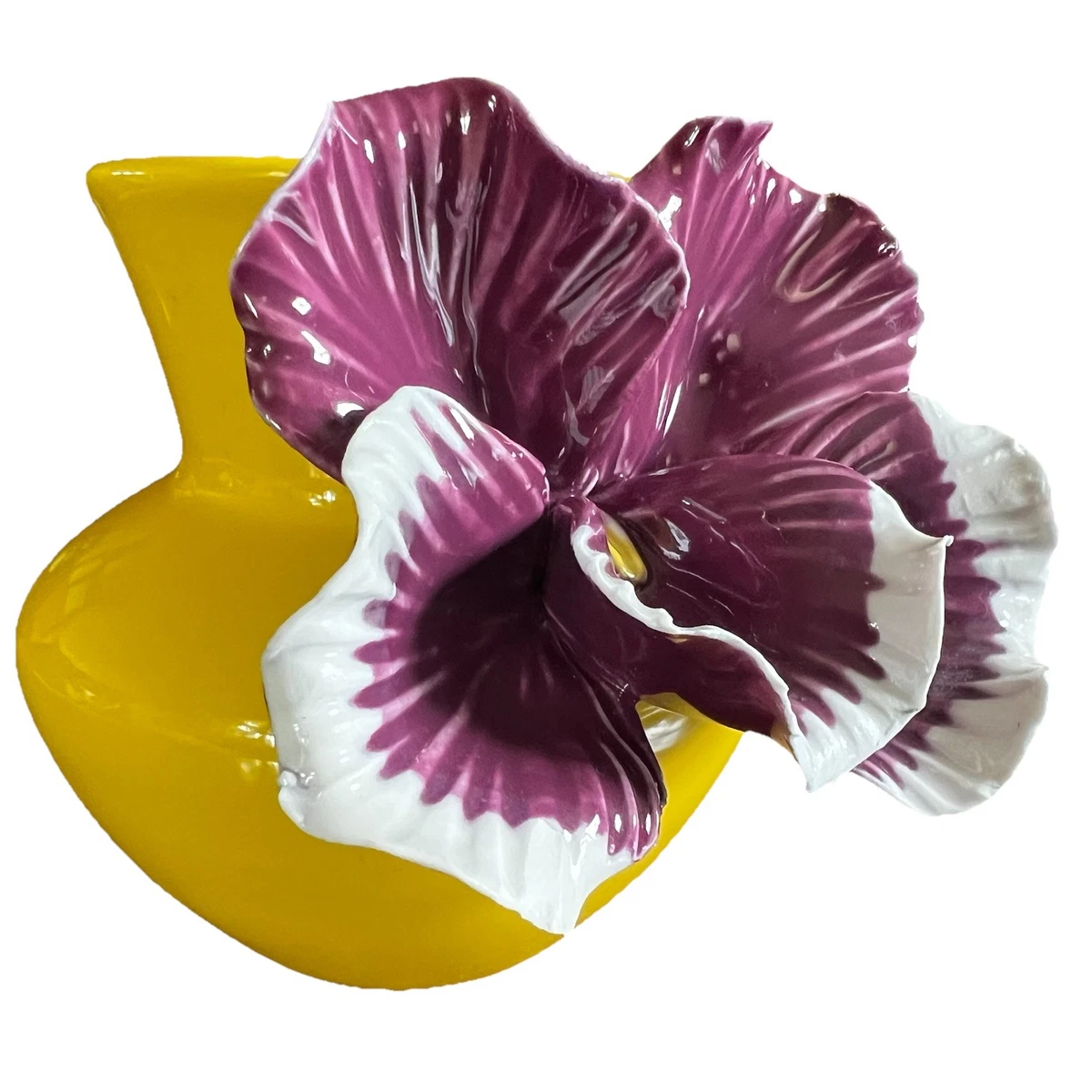紫色陶瓷花瓶| eBay