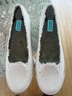 Michelle K White Karin Studded Canvas Flats Size 10 — photo 2