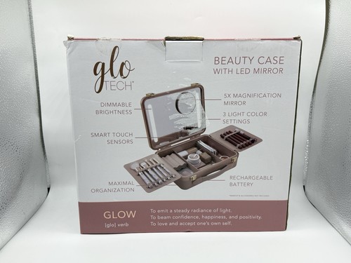 Beauty Case Glo Tech con Specchio LED + Specchio Ingrandimento 5X - Usato - Foto 10 di 12