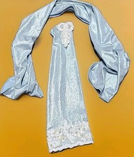 TONNER ELLOWYNE UNBRANDED BLUE SHIMMER LACE DRESS FOR 16