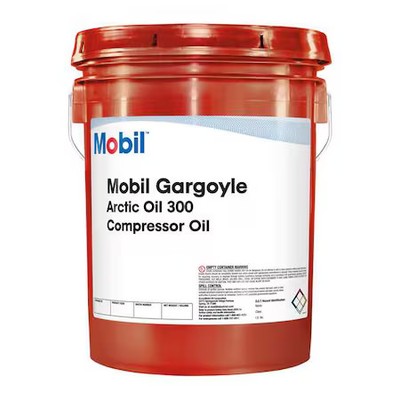 Mobil 104837 Gargoyle Arctic 300, Compressor Oil, 5 Gal.