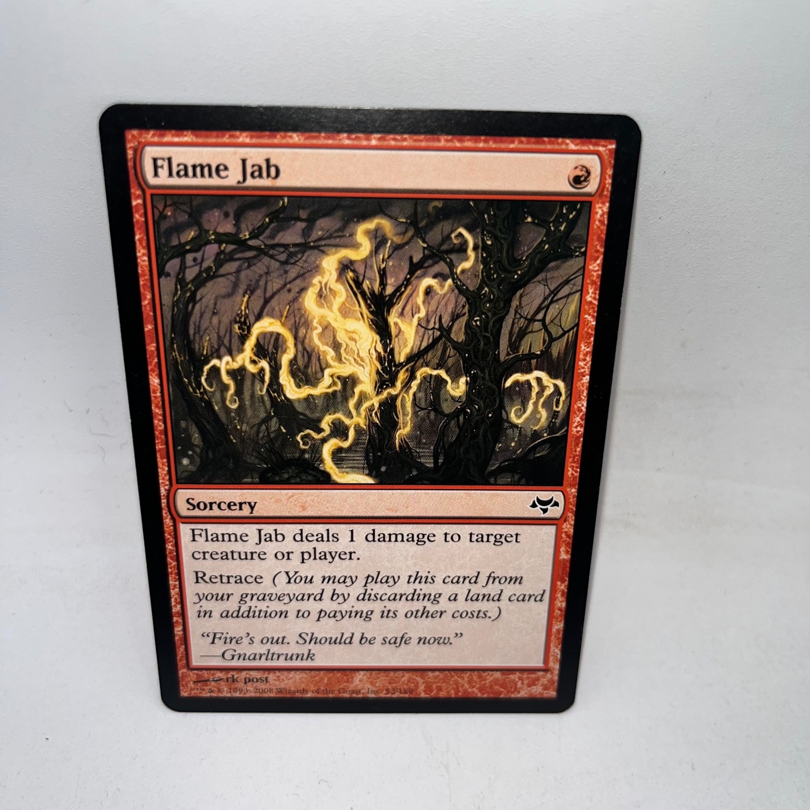 Flame Jab 53 Common Eventide Magic: The Gathering Lightly Played