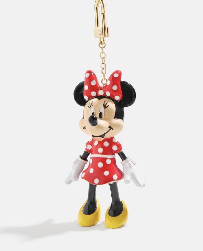 New In Box Disney X Baublebar Mickey Minnie Mouse Bag Charm/Keychain