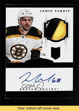 2013-14 Panini Dominion Rookie Black 1/1 Jamie Tardif #137 Patch Auto READ 0c3