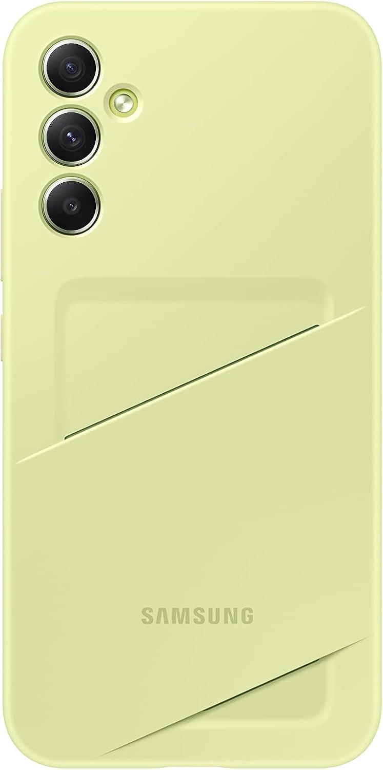 Genuine / Official Samsung Galaxy A34 Card Slot Case / Cover - Lime (Green)