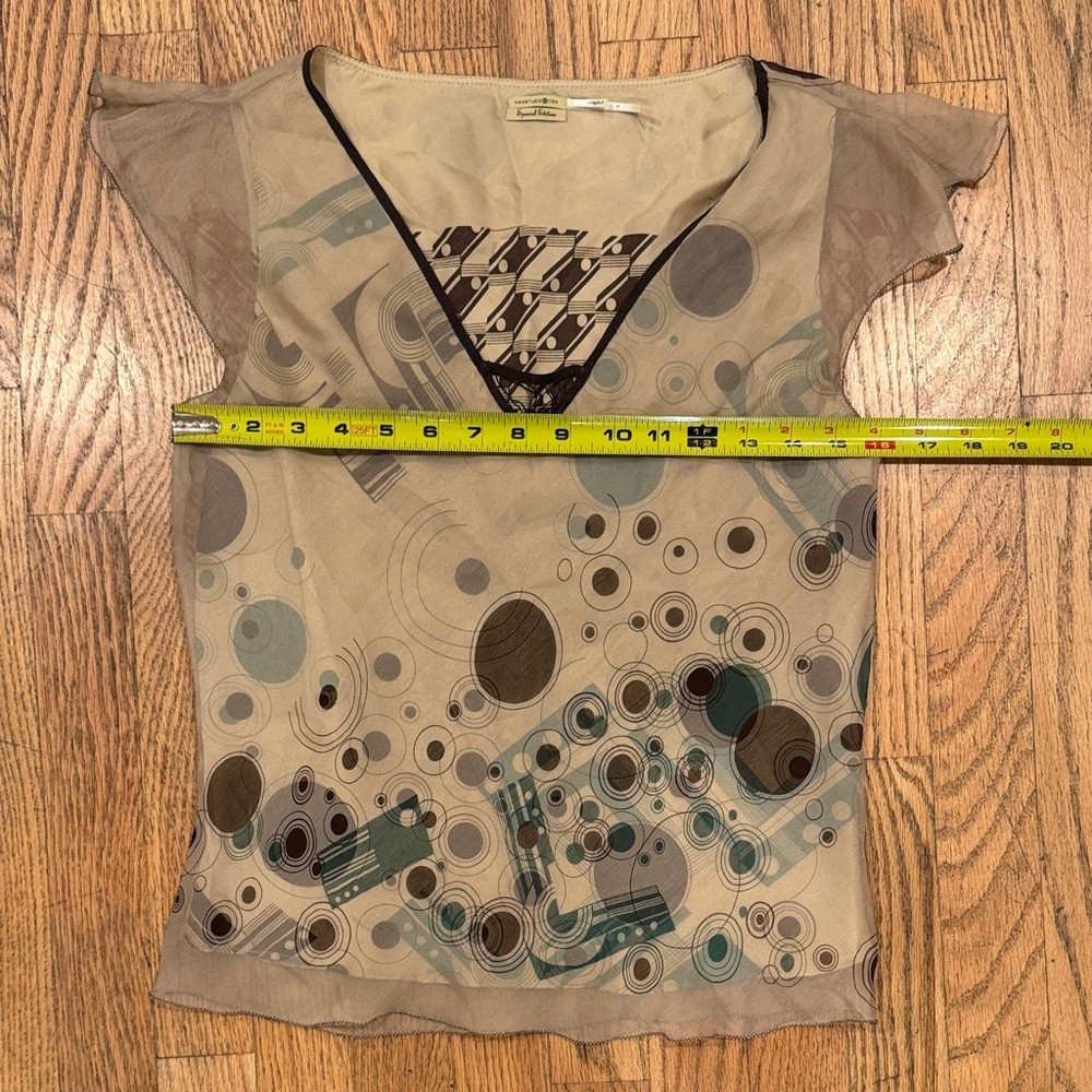 Max Studio Abstract Patterned Blouse - image 4