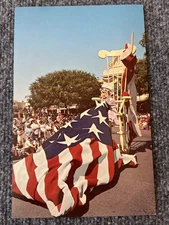 Anaheim California Disneyland America On Parade Bicentennial Oversized Postcard
