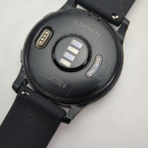 Garmin Vivoactive 4 GPS 45mm Black Stainless Steel Case #7247 - Picture 6 of 10