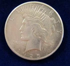 1925 UNITED STATES PEACE DOLLAR SILVER $1
