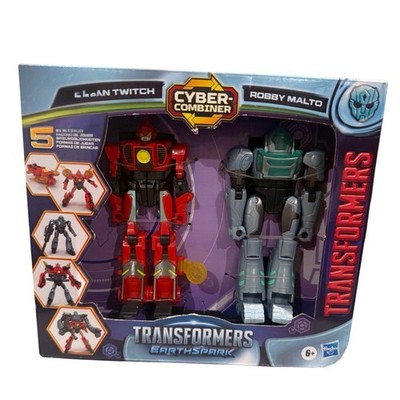 Transformers Earthspark Cyber-Combiner Terran Twitch & Robby Malto