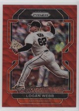 2022 Panini Prizm Tier II Red Wave Prizm 15/99 Logan Webb #112 10k8